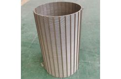 China Basket Rotary Drum Hastelloy Johnson Wedge Wire Screens For Koi Pond supplier