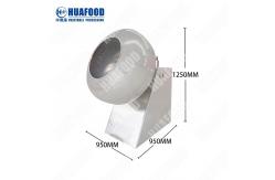 China New efficient peanut dragee coater chocolate almond coating machinery supplier