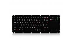 China Ruggedized Silicone Industrial Keyboard Backlight Waterproof Keyboard With Touchpad supplier