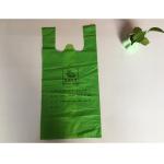 Polythene PBAT Cornstarch Carrier Bags Heat Seal Flexo Printing ROHS Approved for sale
