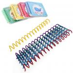 OEM PVC PET Plastic Spiral Binding Coils For Notebooks for sale