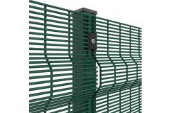 China Durable Welded Security 358 Mesh Fencing 1.8m 2.1m 2.4m Height supplier