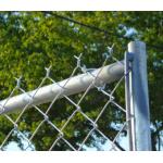 40*40mm Anti-Rust Diamond Wire Mesh Fence For Forest Protecting
