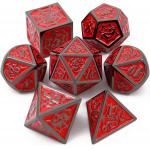 Spider -Man Solid Metal Polyhedral Dice Set DND RPG Luxury Style for sale