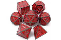 China Spider -Man Solid Metal Polyhedral Dice Set DND RPG Luxury Style supplier