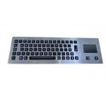 Water Resist Illuminated Metal Keyboard Front Mounting EMC Emission for sale