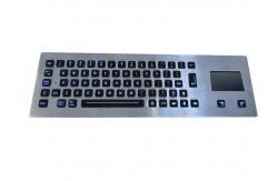 China Water Resist Illuminated Metal Keyboard Front Mounting EMC Emission supplier