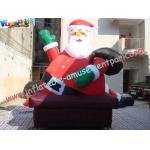 Giant Inflatable Santa Claus Christmas Decorations Outdoor for sale