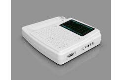 China Full Keyboard Hospital Electrocardiogram EKG Machine With Printer supplier