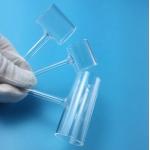 Solar Energy Compatible Clear Quartz Glass Tee Pipe With 2.2g/cm3 Density for sale