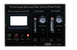 China IEC 60332 Single Cable Vertical Flame Tester , 45degree Flame Spread Test Machine supplier