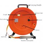 Range 50-500M 30M Steel Rule Portable Water Level Depth Meter with ODM Customization for sale