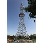 Iso Certificated Galvanized Q345 Tv Self Supporting Antenna Tower for sale