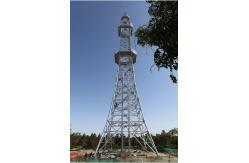 China Iso Certificated Galvanized Q345 Tv Self Supporting Antenna Tower supplier