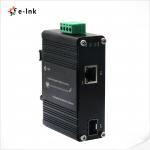 Mini Industrial 10/100/1000Base-T to 100/1000Base-X SFP Ethernet Media Converter for sale