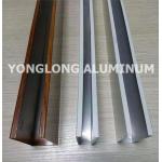 Mechanical Strength Aluminum Curtain Wall Profile Extrusions Rectangle Shape for sale