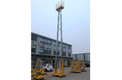 China 10 Meters Aluminum Aerial Work Platform Double Mast Vertical Lift supplier