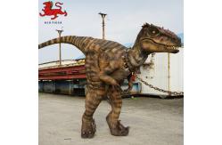 China High Interactivity Animatronic Realistic Raptor Costume With Movement / Sound supplier