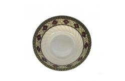 China OEM 8 Inch Melamine Soup Bowl Ripple Tasteless Round For Home supplier