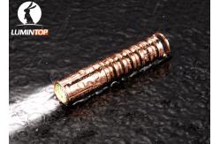China Copper Cree LED Flashlight AAA Battery Powered EDC Mini Keychain Size supplier