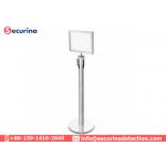 Horizontal Vertical Sign Holder Frame For Queue Barrier Stanchion Pole Racks