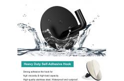 China Sturdy Stainless Steel Strong Adhesive Heavy Duty Waterproof Shower Hook Adhesive Wall Hooks supplier