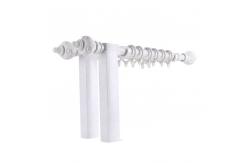China Customized Roman Rod Wifi Remote Control Automatic Electric Smart Curtain Motor Track supplier