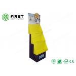 Custom 4 Color Printing Recycling Floor Cardboard Display Shelf For Shop Retail for sale