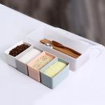 MSG Hygiene Rectangle Plastic PP Kitchen Seasoning Box for sale