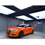 Cars scratch resistant vinyl wrap swipeable Matte Metallic Orange Wrap