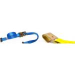 Polyester Ratchet Tie Down Strap 50mm Width Down Safely And Securely for sale