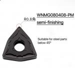 CNC blade Wnmg080408-Pm cnc lathe inserts External Peach Lathe Blade cnc milling cutting tools for sale