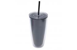 China Enjoy Cold Drinks Anywhere with Bpa Free Plastic Straw Cup Sealed And Leakproof supplier