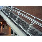 Architectural Aluminum Crimped Mesh Grilll In Theater Stadium Zoo Exhibition Center for sale