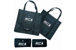 China Fold Away Reusable Collapsible Shopping Bag PP Non Woven Custom Logo supplier