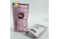 China Laminated Material Plastic Pouches Packaging k Stand Up Bags With One Way Valve supplier