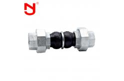 China EPDM Galvanized Double Sphere Flex Connector Bellow Rubber Expanison Joint supplier
