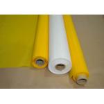 100% Polyester Yellow Screen Printing Mesh Roll Heat Resistance For Cermics Printing