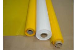 China 100% Polyester Yellow Screen Printing Mesh Roll Heat Resistance For Cermics Printing supplier