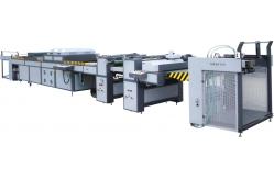 China Fully Automatic Post Press Machine 38kw Uv Coating Equipment supplier