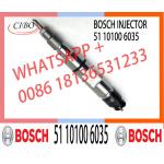 on stock fuel injector 0445120030 51 10100 6035 for MAN TRUCK
