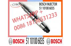 China on stock fuel injector 0445120030 51 10100 6035 for MAN TRUCK supplier