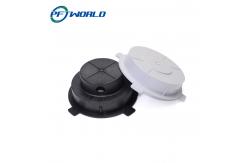 China Industry Plastic Injection Moulding Parts Hexagon Socket Screw Black Plastic Cover supplier