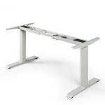 Home Office Electronic Dual Motor Sit Stand Desk with Metal Frame and Height Control for sale