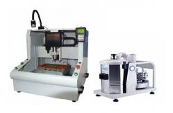 China High Precision Two Phase 1.8KW PCB Cutting Machine With Dust Collector supplier