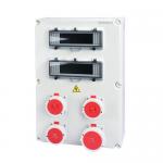 PC IP44 16A Power Supply Box Temporary Maintenance Box IEC Standard for sale