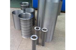 China Length 0.25m-3m Johnson Wedge Wire Screens for Filtration Efficiency supplier