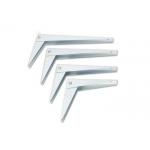 L Shape Foldable Triangle Wall Shelf / Cold Rolled Steel Triangle Wall Bracket 8-14 for sale