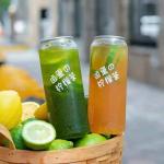 Beverage Plastic Juice Containers 500Ml 650Ml Plastic Pet Bottles With Aluminum Lid for sale