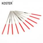 Hand Tools Set of Diamond Needle Files with Round Section Shape in Stoc